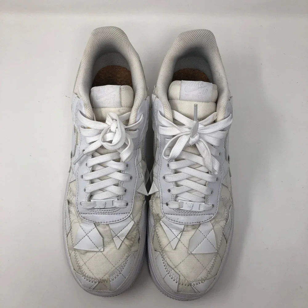 Nike Jordan Air Force 1 Billie Eilish Low Top Sneakers Mens 12 White Street‎